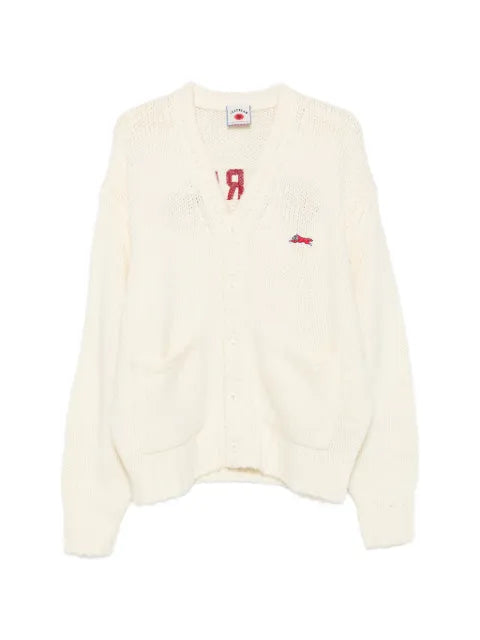 ICECREAM logo-embroidered V-neck cardigan