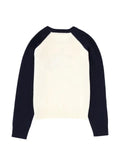 Sporty & Rich logo-print raglan-sleeve sweater