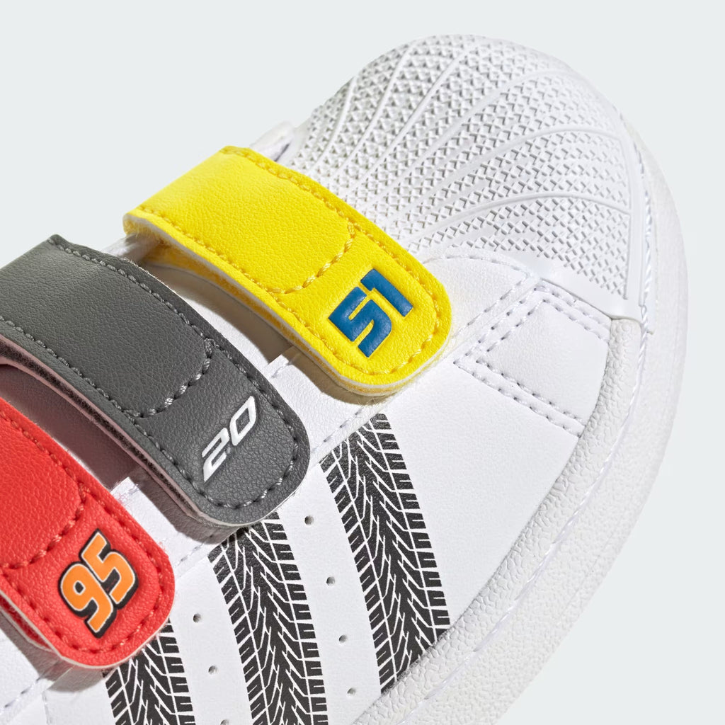 PS Adidas Pixar Cars Superstar II Comfort Closure