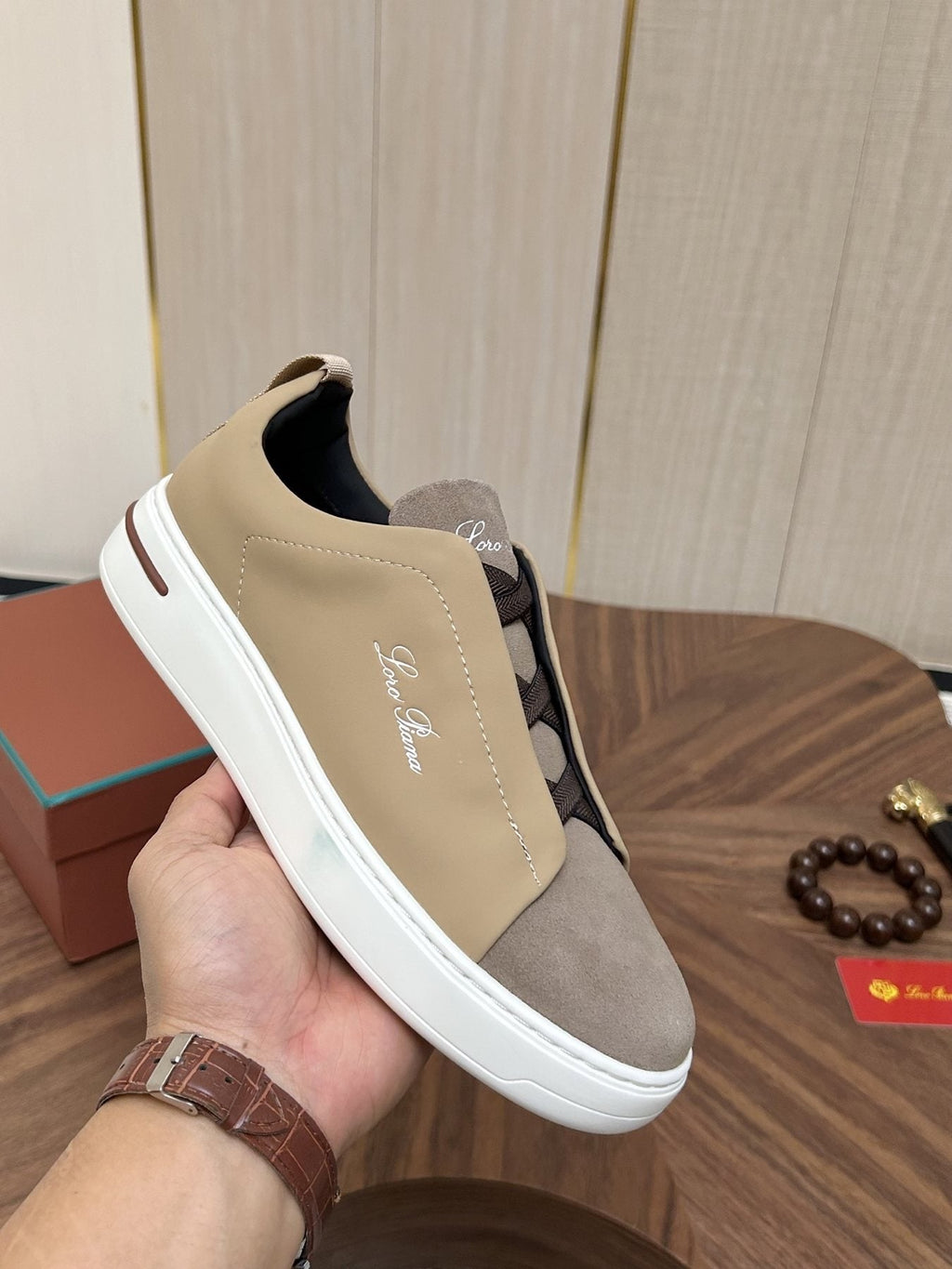 Loro Piana Slip-On Sneakers